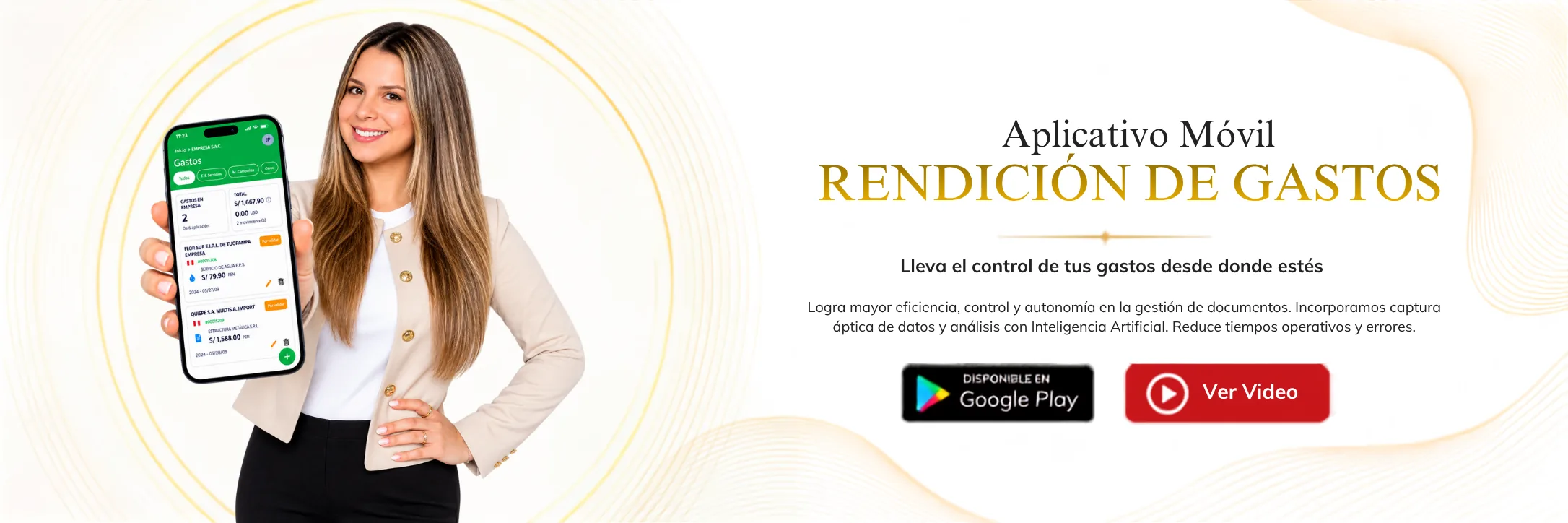 Nuevo Aplicativo Móvil STARSOFT de Rendición de Gastos: lleva el control de tus gastos desde donde estés, con captura óptica de datos y análisis con Inteligencia Artificial.